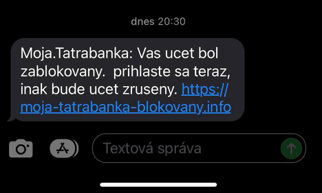 Slovákov zaplavili falošné SMS správy od bánk
