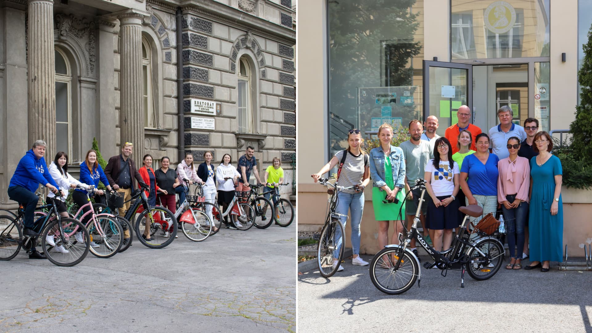 Zamestnanci UPJŠ v Košiciach počas celého júna chodili do práce na bicykli