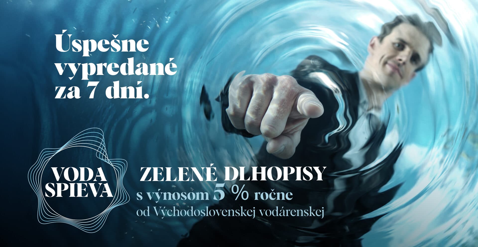 15 miliónov eur za sedem dní. Vodárenské dlhopisy Voda spieva II sú vypredané!