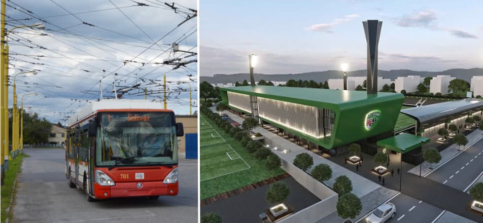 Najväčšie projekty mesta Prešov v roku 2024: Nové trolejbusové trate, futbalový štadión a ďalšie!