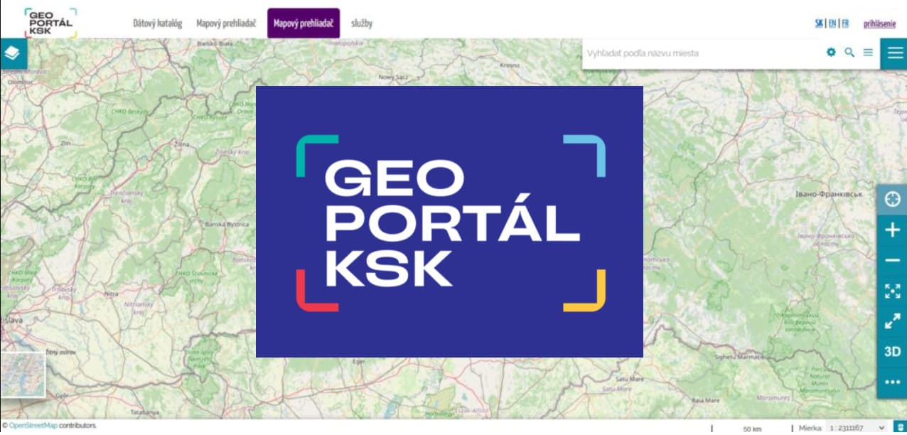 Košická župa spustila geoportál Košického samosprávneho kraja