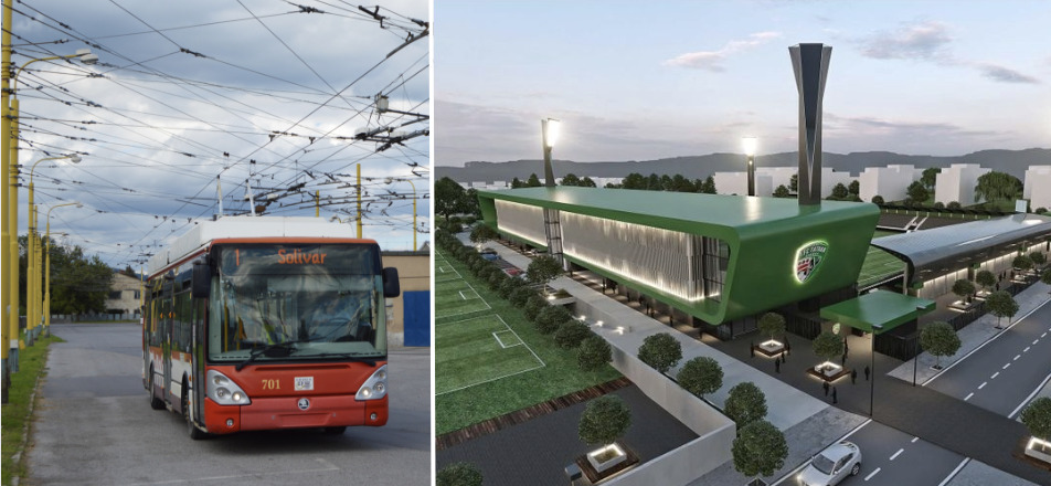 Najväčšie projekty mesta Prešov v roku 2024: Nové trolejbusové trate, futbalový štadión a ďalšie!